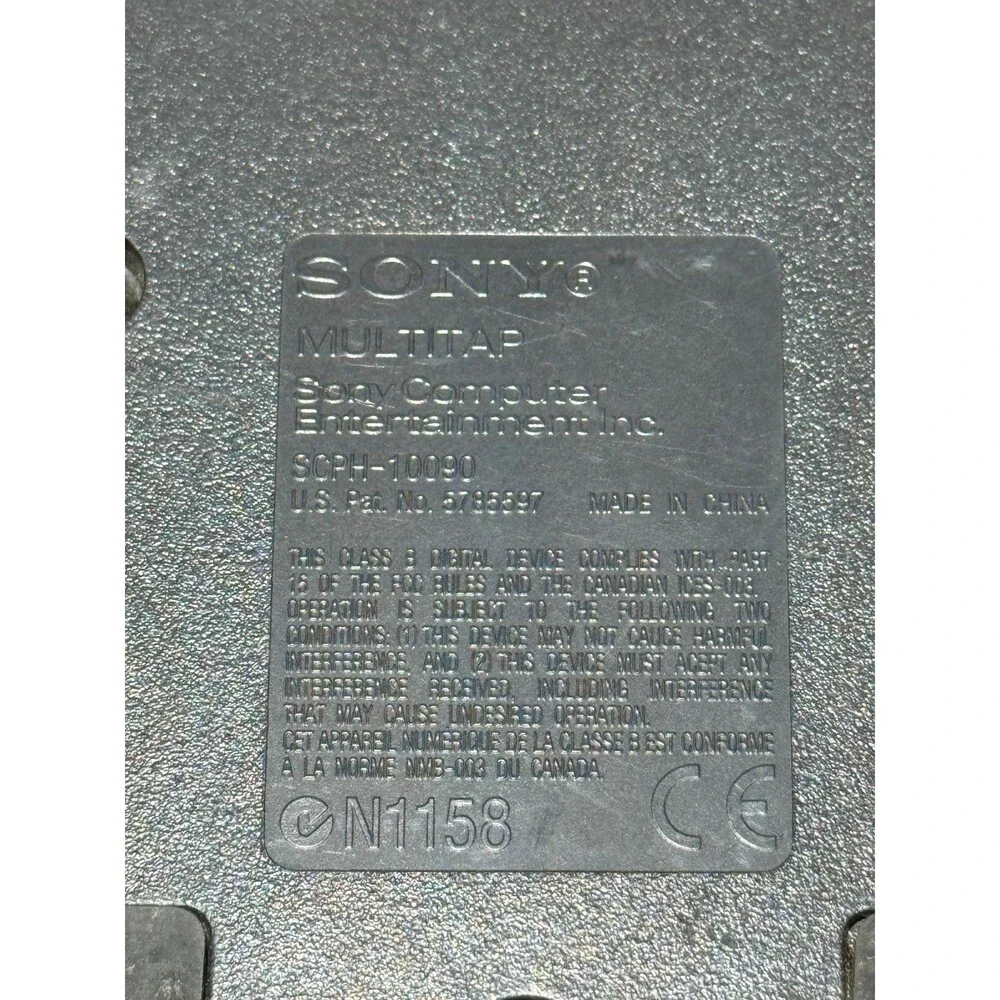 Sony PlayStation 2 PS2‎ Multitap Adapter Multiplayer SCPH-10090 OEM Tested